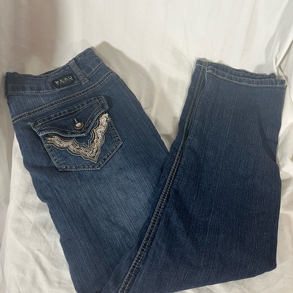 Beau Dawson Dark Blue Straight Leg Jeans - Picture 9 of 9